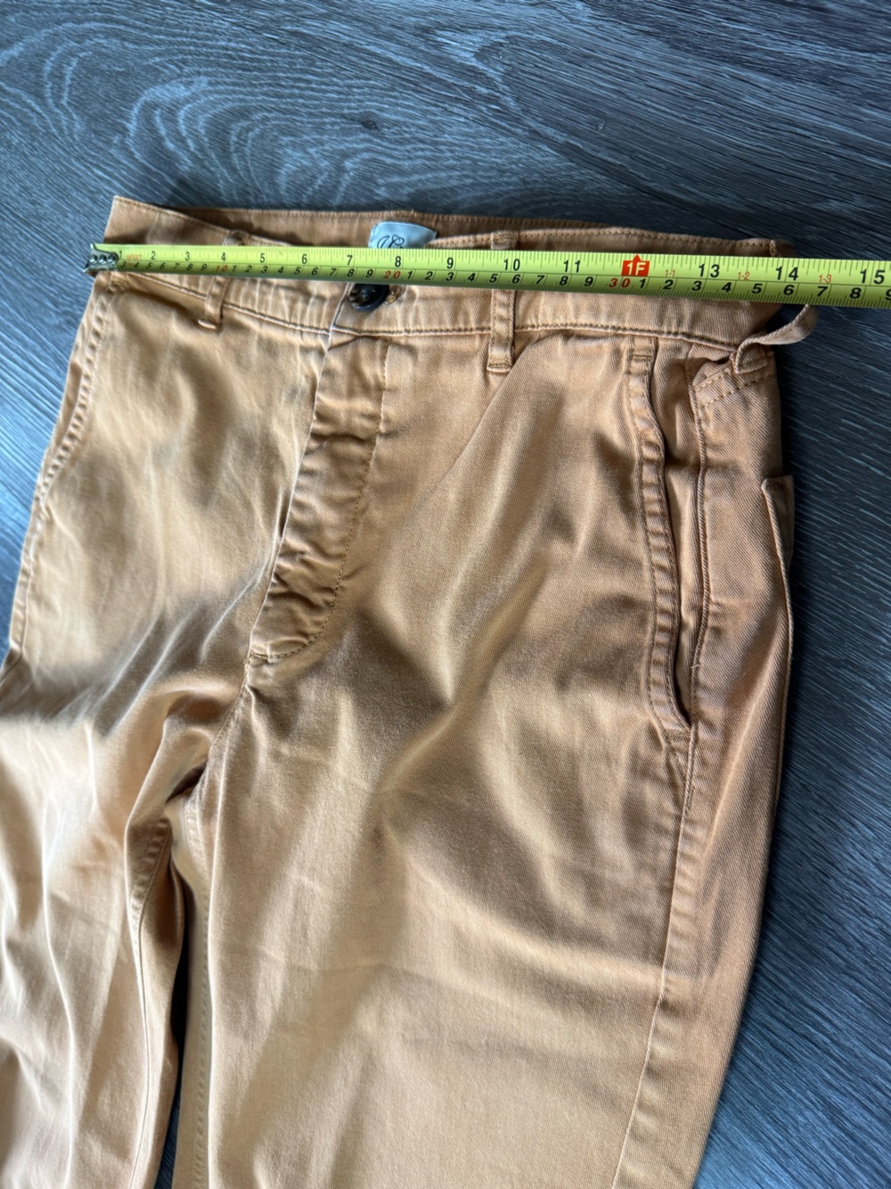 J.Crew Women’s Wide Leg Chino Pants Camel Tan Stretch 26 Tall - Picture 7 of 9